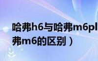 哈弗h6与哈弗m6plus的区别（哈弗h6与哈弗m6的区别）