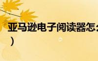 亚马逊电子阅读器怎么用（亚马逊电子阅读器）