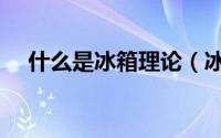 什么是冰箱理论（冰箱理论是什么意思）