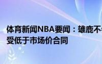 体育新闻NBA要闻：雄鹿不会急于续约迪温琴佐除非他愿接受低于市场价合同