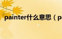 painter什么意思（painter英语什么意思）