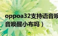 oppoa32支持语音唤醒吗（oppoa32支持语音唤醒小布吗）
