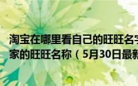 淘宝在哪里看自己的旺旺名字 淘宝在手机上怎么才能看到卖家的旺旺名称（5月30日最新整理发布）