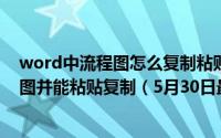 word中流程图怎么复制粘贴 怎么用Word方便的画程序框图并能粘贴复制（5月30日最新整理发布）