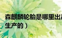 森麒麟轮胎是哪里出产的（森麒麟轮胎是哪里生产的）