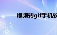 视频转gif手机软件（视频转gif）