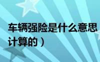 车辆强险是什么意思（车辆强险保险费是怎么计算的）