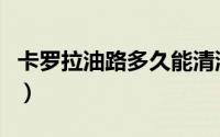 卡罗拉油路多久能清洗（卡罗拉油路多久清洗）