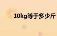 10kg等于多少斤（10kg是多少斤）