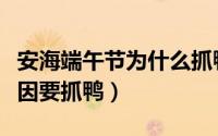 安海端午节为什么抓鸭（安海端午节是什么原因要抓鸭）
