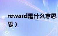 reward是什么意思（reward英语是什么意思）