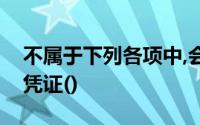 不属于下列各项中,会计程序特点的汇总记账凭证()