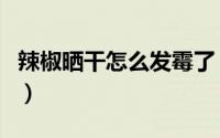辣椒晒干怎么发霉了（辣椒晒干后发霉的原因）