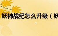妖神战纪怎么升级（妖神战纪怎么提升战力）