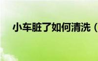 小车脏了如何清洗（小车脏了怎样清洗）