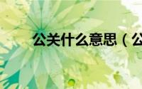 公关什么意思（公关的意思是什么）