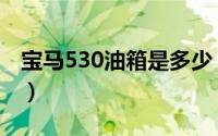 宝马530油箱是多少（宝马530油箱是多少升）