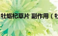 牡蛎杞草片 副作用（牡蛎杞草的作用与功效）