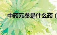 中药元参是什么药（须元参是什么中药）