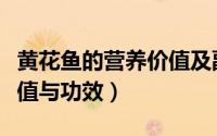 黄花鱼的营养价值及副作用（黄花鱼的营养价值与功效）