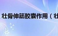 壮骨伸筋胶囊作用（壮骨伸筋胶囊效果如何）