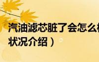 汽油滤芯脏了会怎么样（汽油滤芯脏了出现的状况介绍）