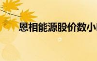 恩相能源股价数小时后下跌 随后暴跌