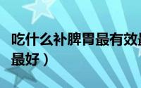 吃什么补脾胃最有效最快（吃什么补脾胃最快最好）