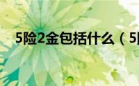 5险2金包括什么（5险2金包括什么东西）