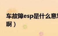 车故障esp是什么意思（故障esp是什么意思啊）