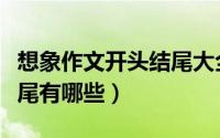 想象作文开头结尾大全（想象作文的开头和结尾有哪些）