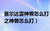 塞尔达雷神兽怎么打（塞尔达传说荒野之息雷之神兽怎么打）
