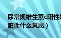 尿常规维生素c阳性是什么（尿常规维生素C阳性什么意思）