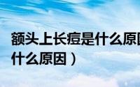 额头上长痘是什么原因造成的（额头上长痘是什么原因）