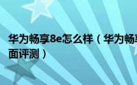 华为畅享8e怎么样（华为畅享8e配置参数、外观、性能等全面评测）