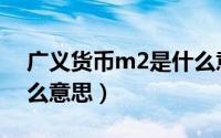 广义货币m2是什么意思（广义货币m2是什么意思）