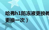 哈弗h1防冻液更换教程（哈弗h1防冻液多久更换一次）