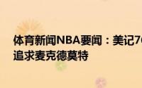 体育新闻NBA要闻：美记76人预计会在今年的自由市场上追求麦克德莫特