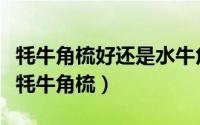 牦牛角梳好还是水牛角梳好（怎样使用和挑选牦牛角梳）