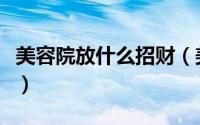 美容院放什么招财（美容院摆什么吉祥物招财）