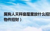 属狗人天秤座屋里放什么招财（属狗人天秤座屋里摆放什么物件招财）