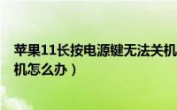 苹果11长按电源键无法关机（iphone11长按电源键无法关机怎么办）
