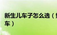新生儿车子怎么选（如何给新生宝宝挑选婴儿车）