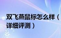 双飞燕鼠标怎么样（双飞燕飞时代FG20鼠标详细评测）