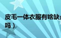 皮毛一体衣服有啥缺点（皮毛一体衣服有拼缝吗）