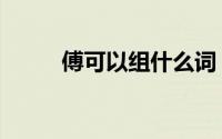 傅可以组什么词（傅的组词介绍）