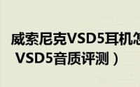 威索尼克VSD5耳机怎么样（威索尼可Vsonic VSD5音质评测）