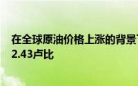 在全球原油价格上涨的背景下 卢比兑美元汇率小幅下跌至72.43卢比