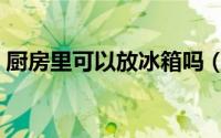 厨房里可以放冰箱吗（冰箱能不能放在厨房）