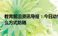 教育前沿资讯导报：今日动物知识科普：大象一般是通过什么方式防晒